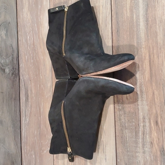 Kate Spade Women Fashion Comfort Ankle Suede Booties heels shoes sz 9.5M - Picture 9 of 14